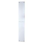 Flat Fingerplate in Satin Chrome