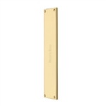 Fingerplate - V741 in Polished Brass
