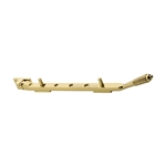 Heritage Brass Casement Window Stay Reeded Design in Polished Brass