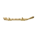 Heritage Brass Casement Window Stay Reeded Design in Satin Brass