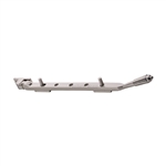 Heritage Brass Casement Window Stay Reeded Design in Satin Nickel