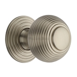 Reeded Cabinet Knob with Base