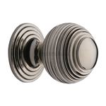Reeded Cabinet Knob with Base