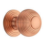 Reeded Cabinet Knob with Base