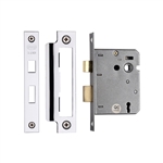 York 3 Lever Sash Lock 3" in Polished Chrome / Polished Nickel