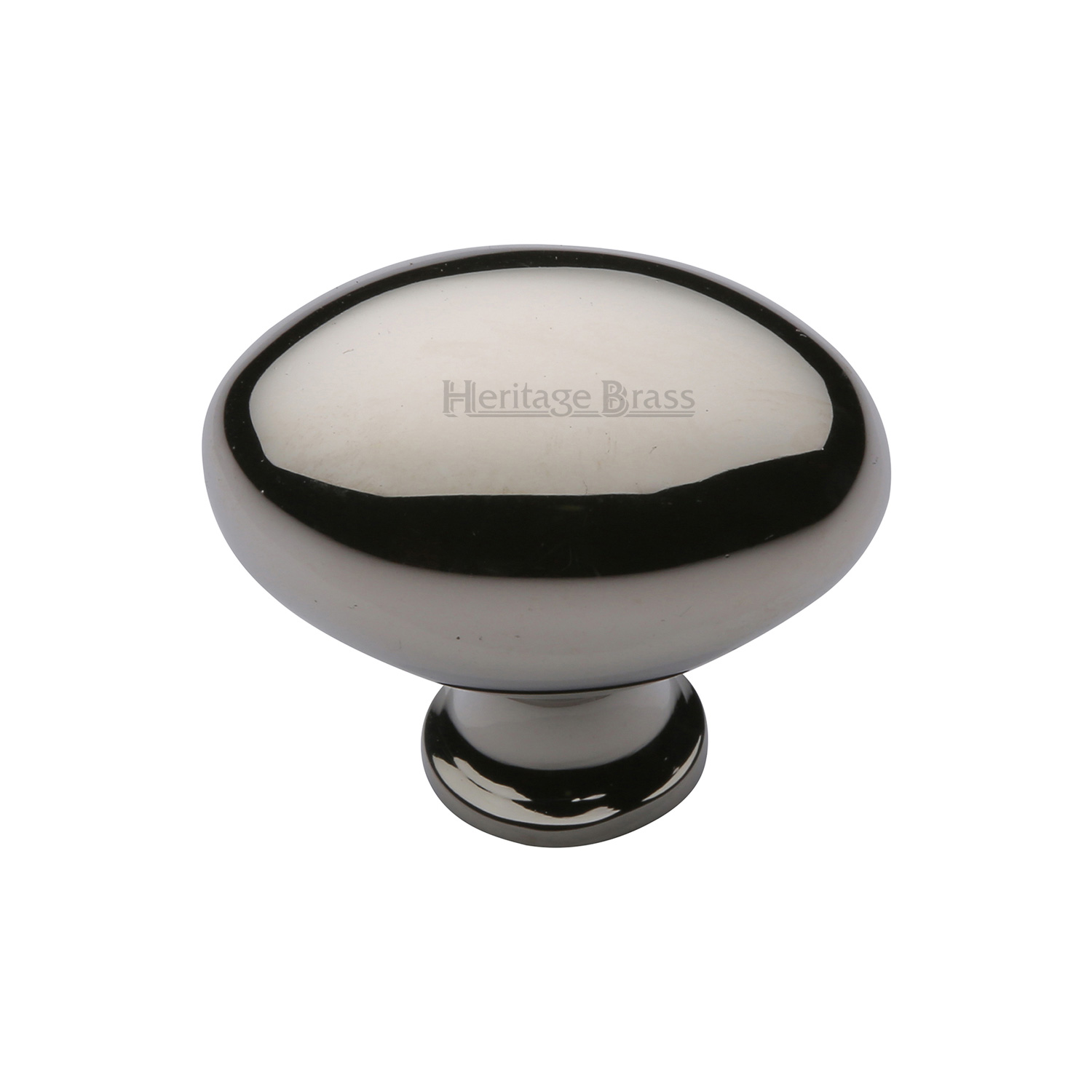 Hardware Knobs Oval Heritage Brass Knob