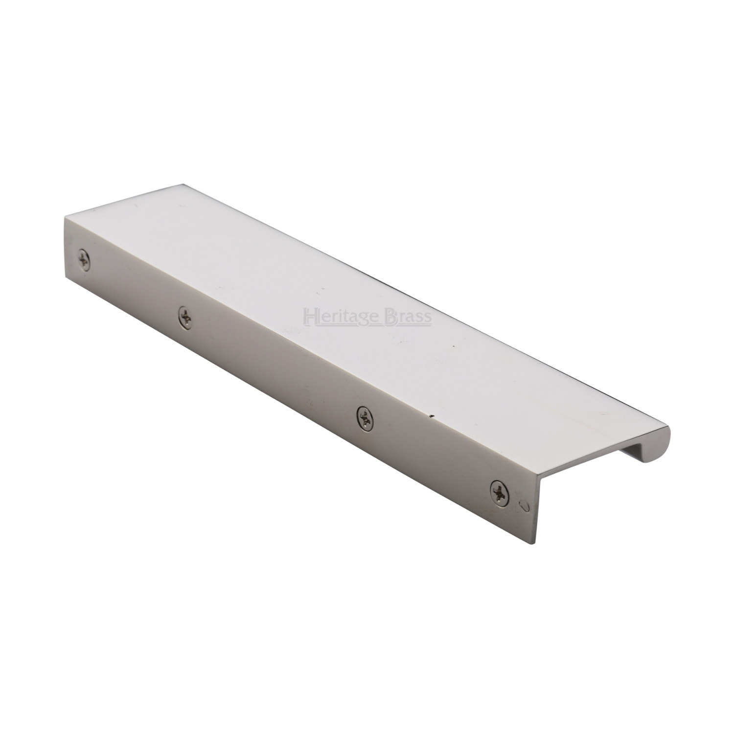 EPTR Edge Pull Cabinet Handle in 200 mm - Polished Nickel Finish