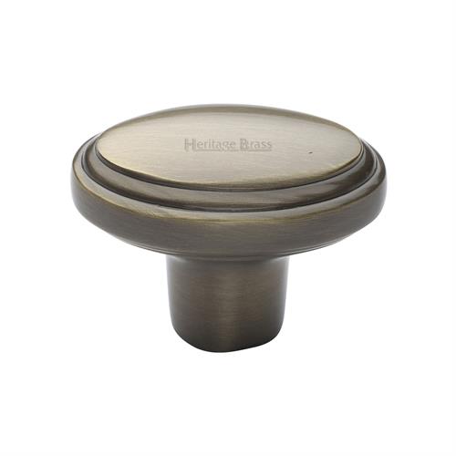 Stepped Oval Cabinet Knob