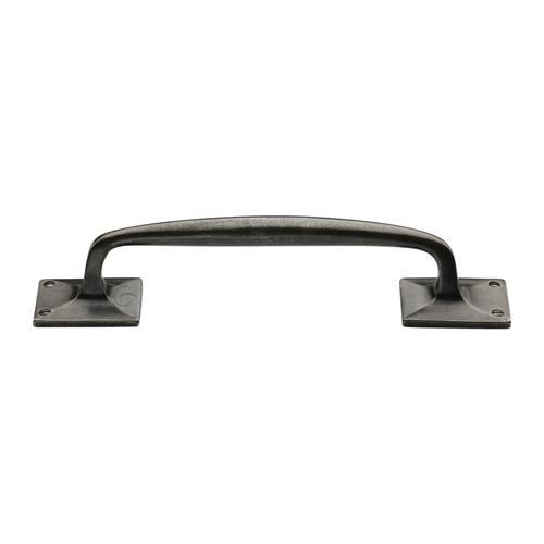 Rustic Pewter Offset Cabinet Pull Handle 