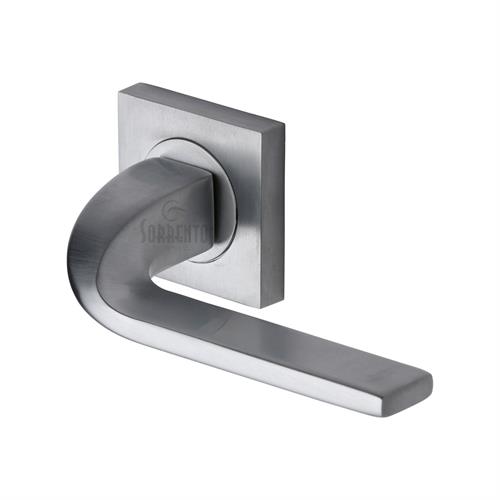 Stanford Door Handle on Square Rose