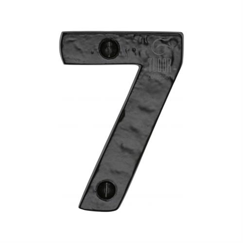 Black Iron Numeral 7