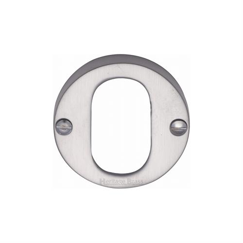 Oval Profile Cylinder Escutcheon Round - V1013