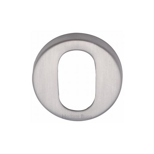 Oval Profile Cylinder Escutcheon Round - V4009