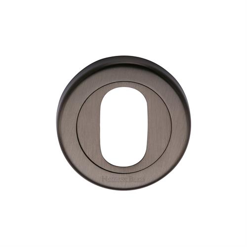 Oval Profile Cylinder Escutcheon Round - V4010
