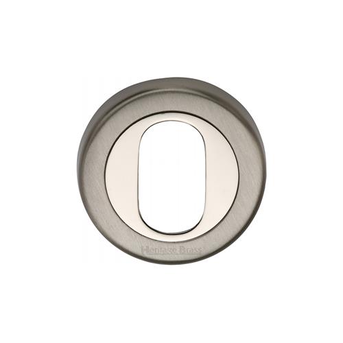 Oval Profile Cylinder Escutcheon Round - V4010