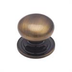Victorian Round Cabinet Knob with Base